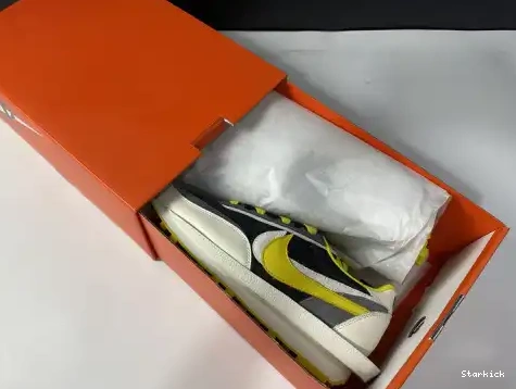 Nike Waffle Bright sacai Black Undercover DJ4877-001 Citron LD 0611